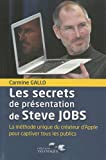 Les secrets de présentations de Steve Jobs