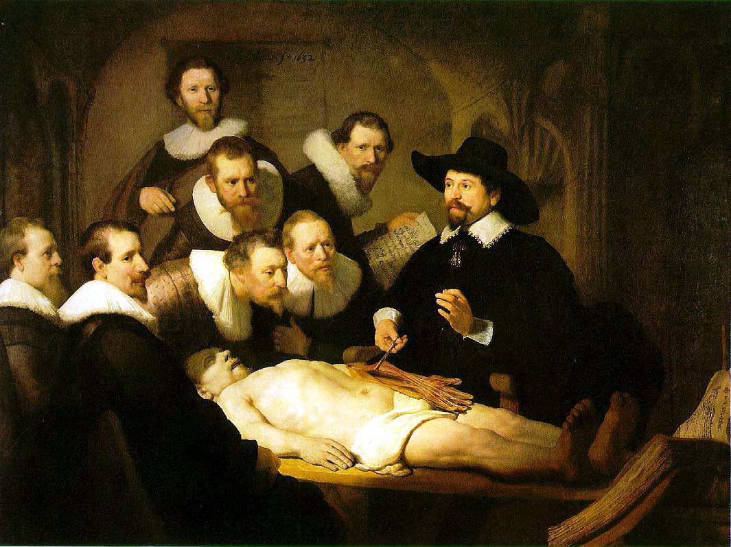 Rembrandt, La leçon d\'anatomie